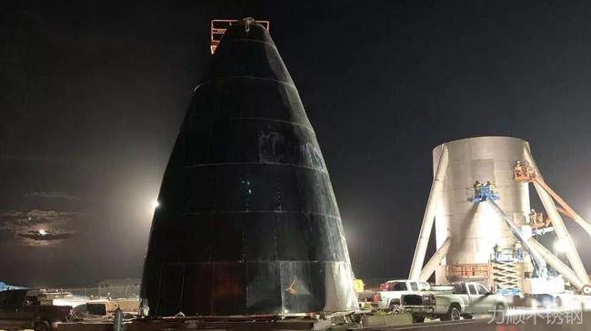 SpaceX&ldquo;星际飞船&rdquo;原型的外壳采用不锈钢